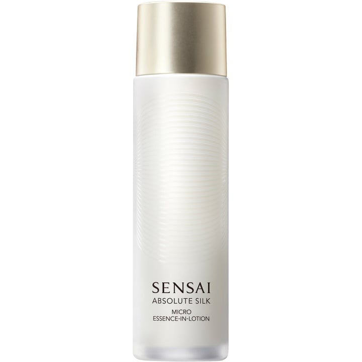 Sensai Saho Trial Set Absolute Silk Micro Essence-In-Lotion 149 ml fuktgivende ansiktspleie i frostet hvit flaske