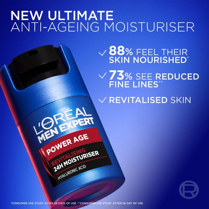 L'Oréal Paris Men Expert Power Age 50 ml anti-aging ansiktskrem som reduserer fine linjer og gir næring