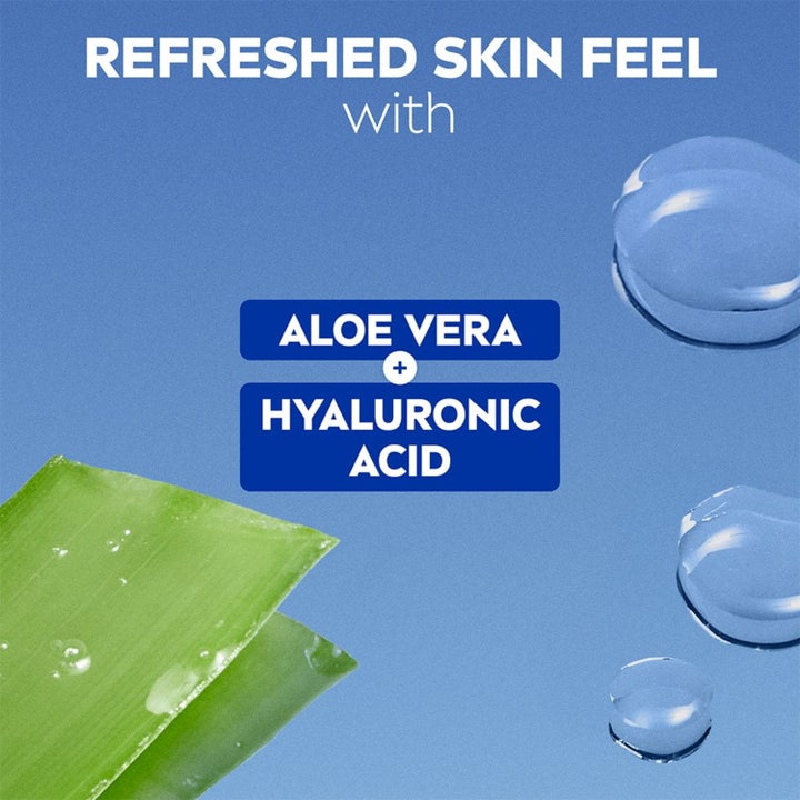 NIVEA Refreshing Exfoliating Scrub 150 ml ansiktsskrubb med fuktighetsgivende aloe vera og hyaluronsyre