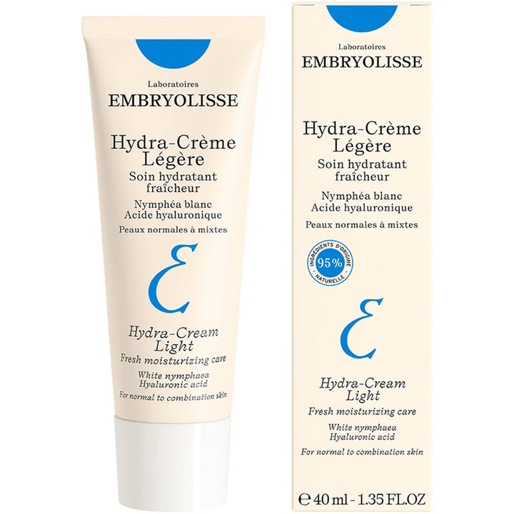 Embryolisse Hydra-Creme Legere 40 ml fuktighetskrem i tube og eske som gir glød med hyaluronsyre