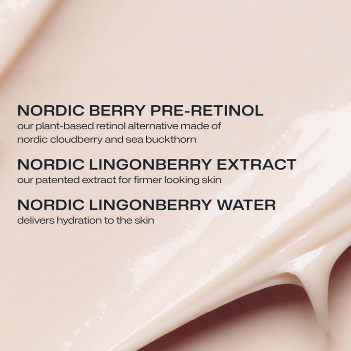 Lumene Nordic Bloom Night Moisturizer 50 ml kremet nattkrem med pre-retinol som gir fastere hud