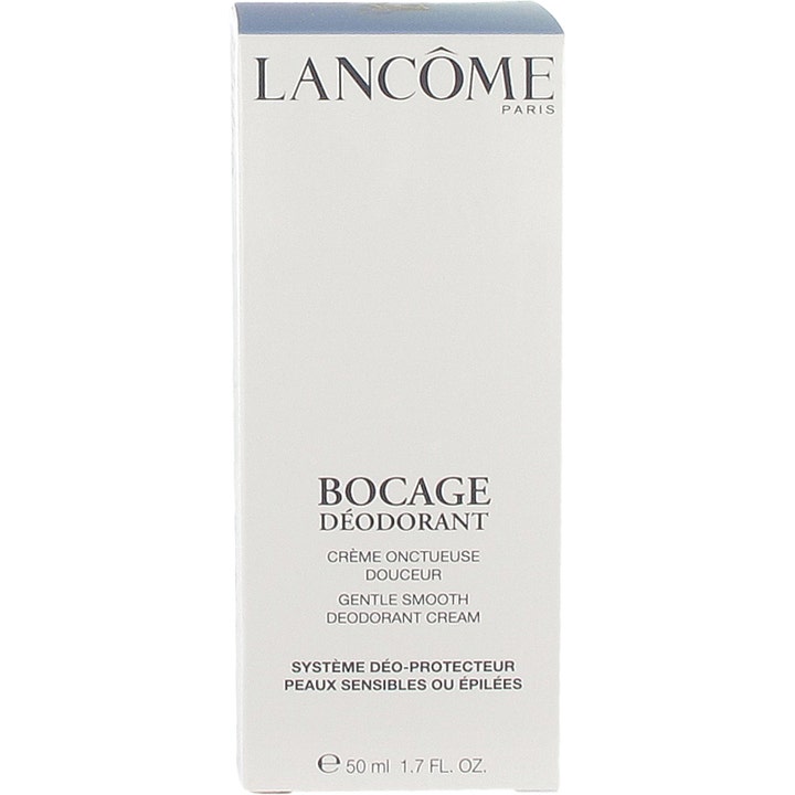Lancôme Bocage Deodorant Cream 50 ml mild deodorantkrem for sensitiv hud i hvit og blå eske