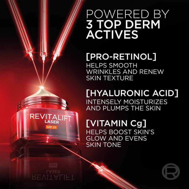 L'Oréal Paris Revitalift Laser 50 ml dagkrem med Pro-Retinol og Hyaluronsyre som glatter ut rynker.