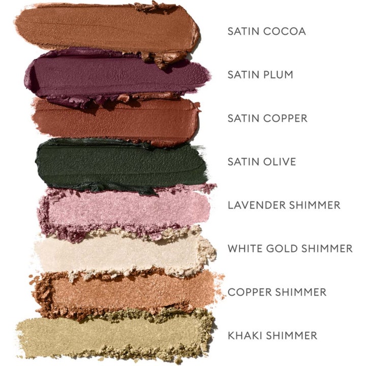 Satin And Shimmer Duet Eyeshadow Satin Plum And Lavender Shimmer