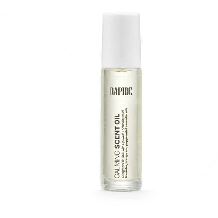 Rapide Calming Scent Oil 10 ml beroligende duftolje i glassflaske med hvit kork og eteriske oljer
